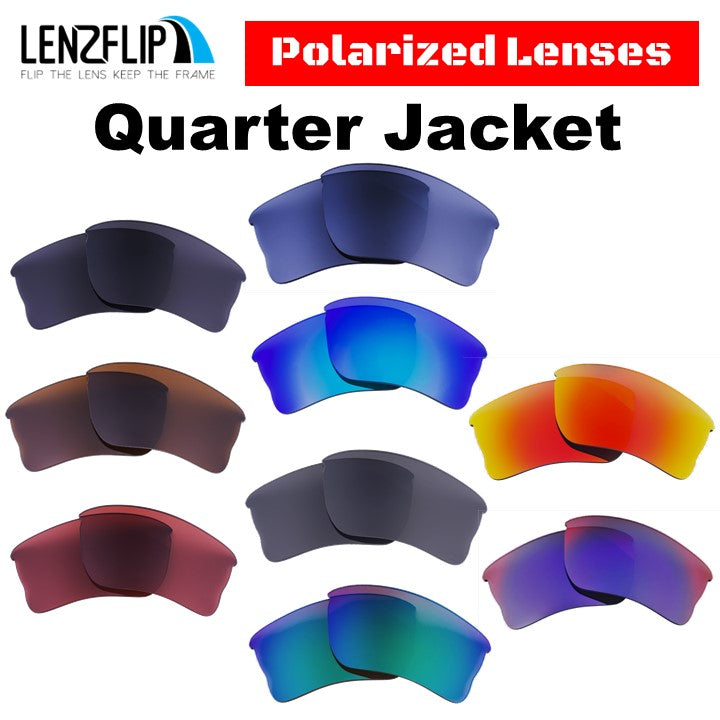 Oakley Quarter Jacket Polarized Replacement Lenses LenzFlip