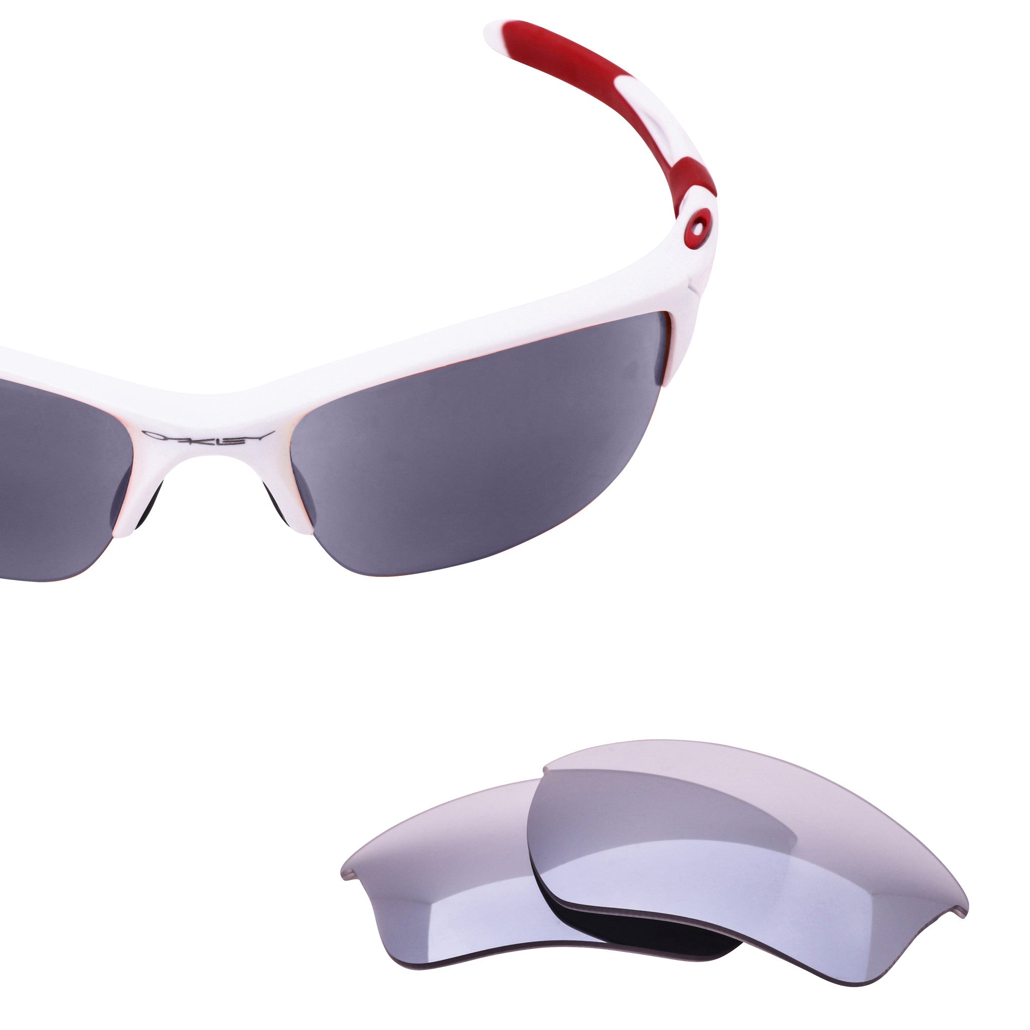 Oakley half jacket white sale