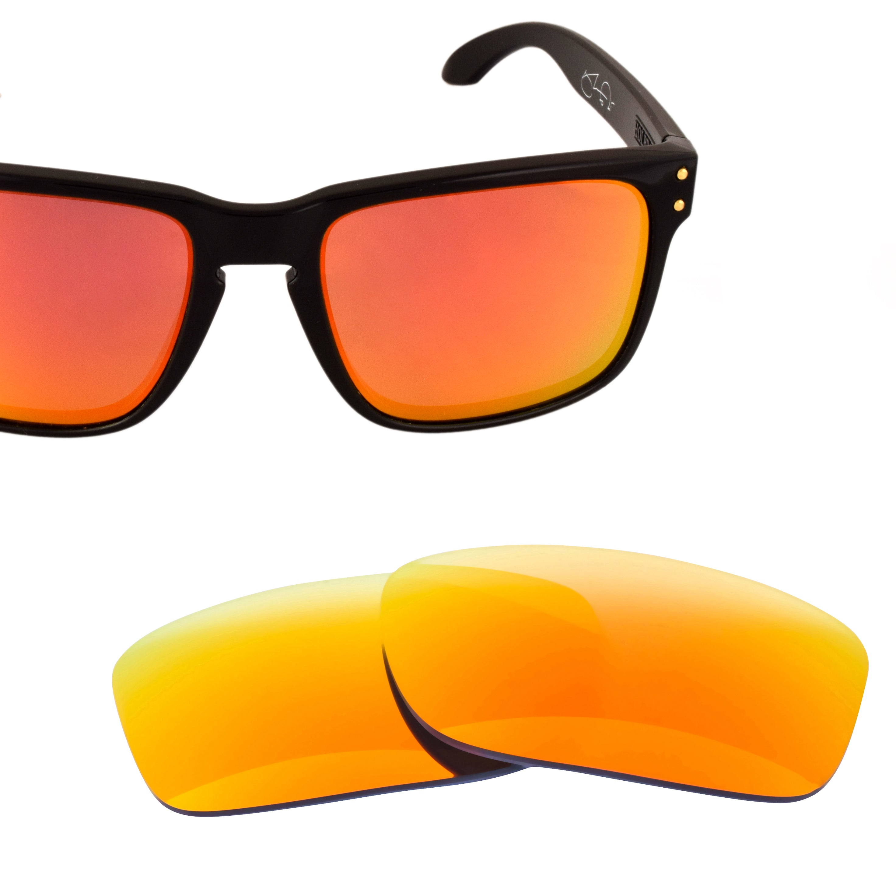 Oakley holbrook orange clearance lenses